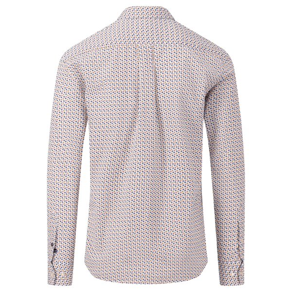 Fynch-Hatton Coloured Leaves Long Sleeve Shirt for Men