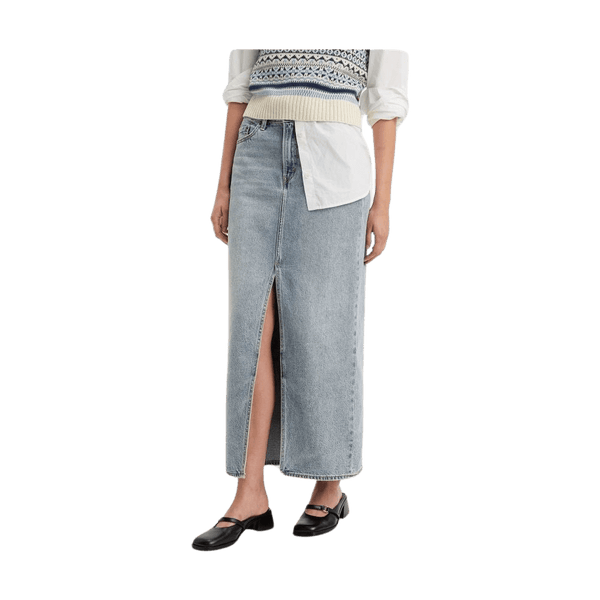 Levi's Ankle Column Mid-Rise Skirt