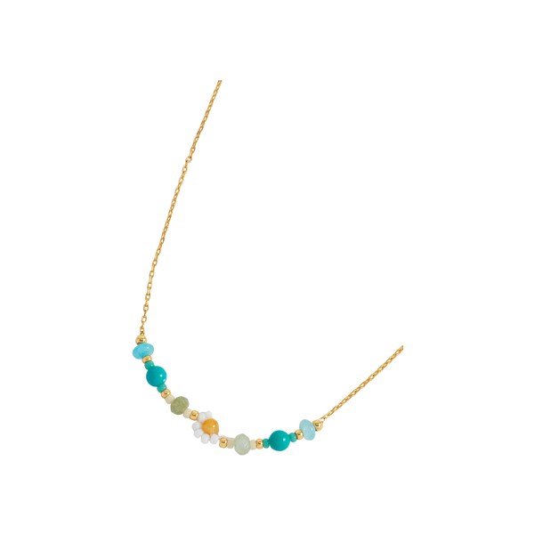 Estella Bartlett Flower Miyuki Bead Necklace