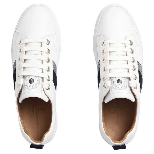 Fairfax & Favor Alexandra Platform Leather Trainer