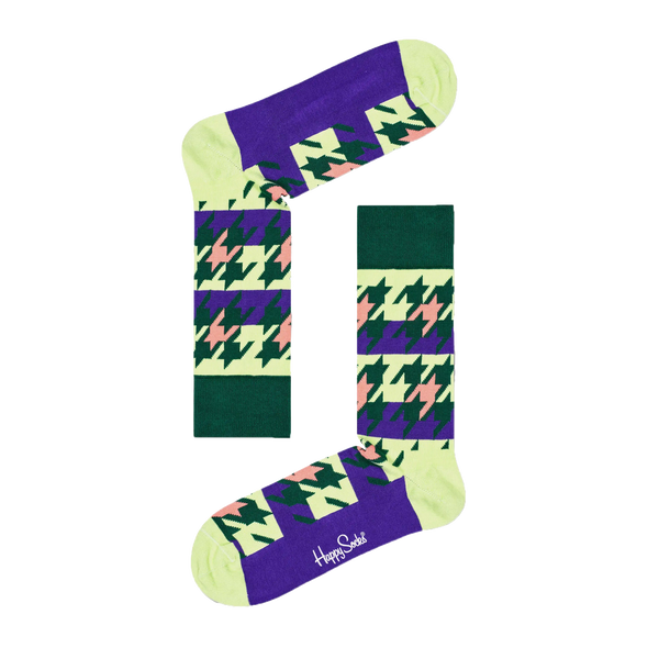 Happy Socks Dogtooth Socks In Multi