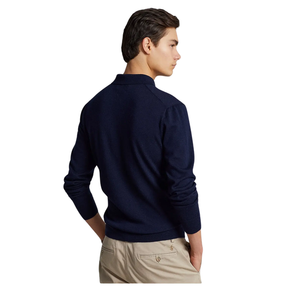 Polo Ralph Lauren Washable Wool Long Sleeve Polo Shirt
