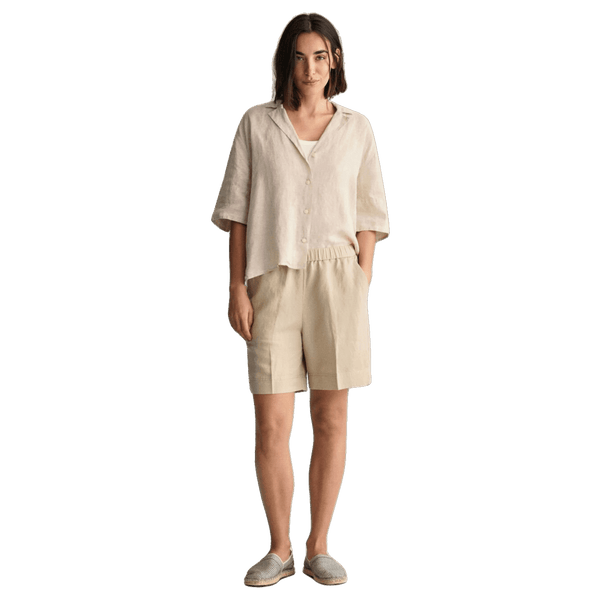 GANT Linen Blend Pull-On Shorts for Women