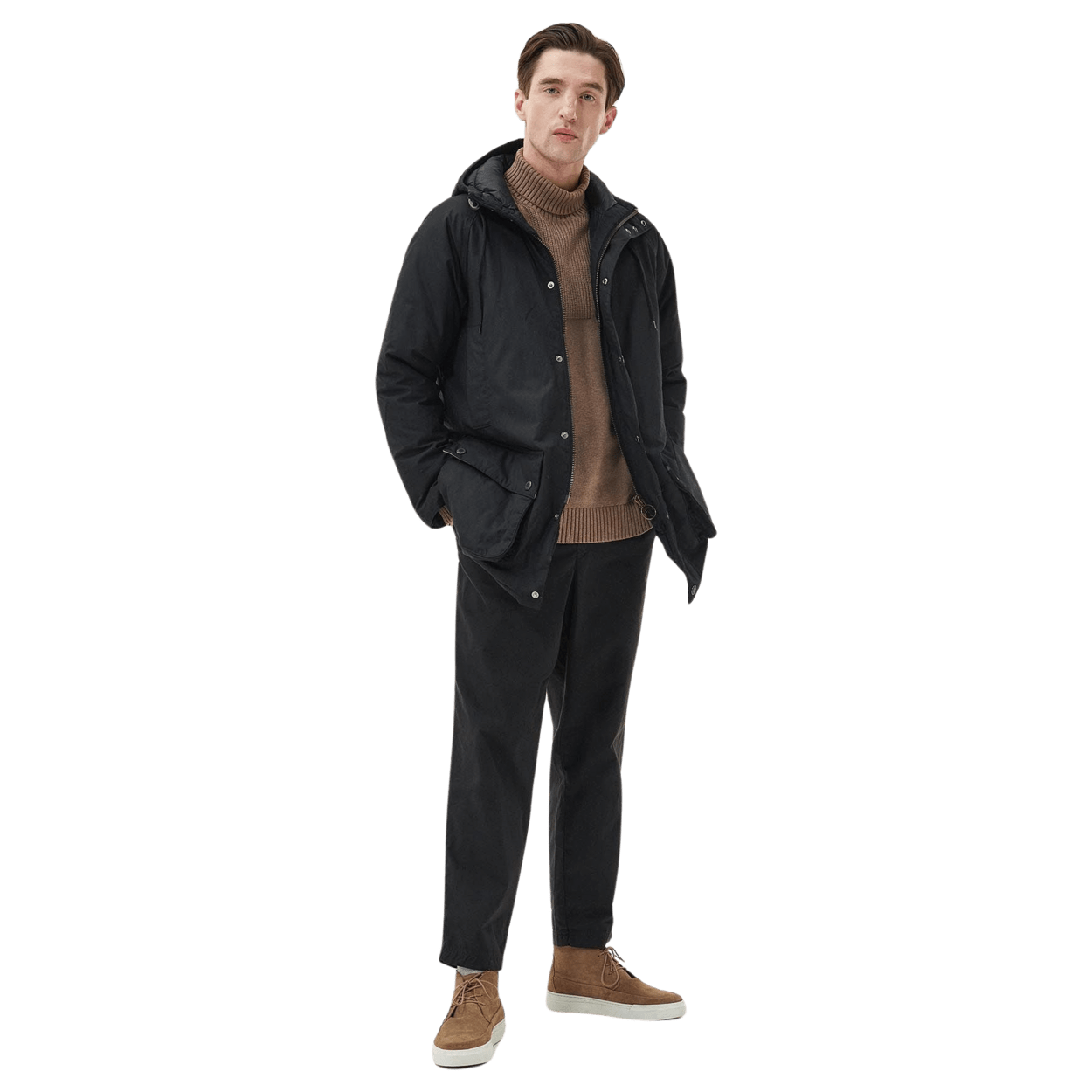 Barbour beaufort deals with hood