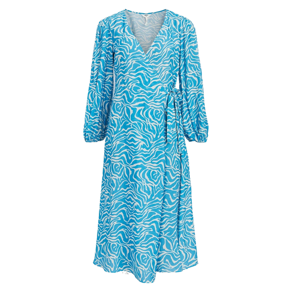 Object Leonaora Long Sleeve Wrap Midi Dress for Women