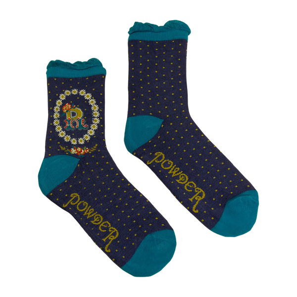 Powder A-Z Ankle Socks for Women