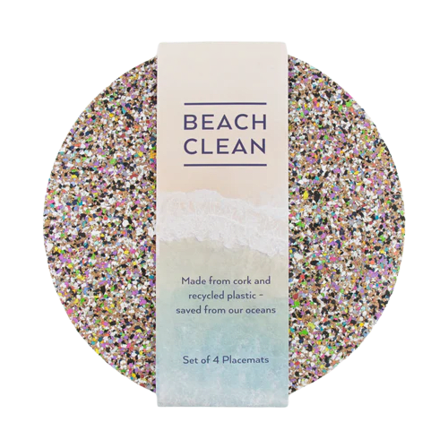 Liga Beach Clean Round Placemat Set