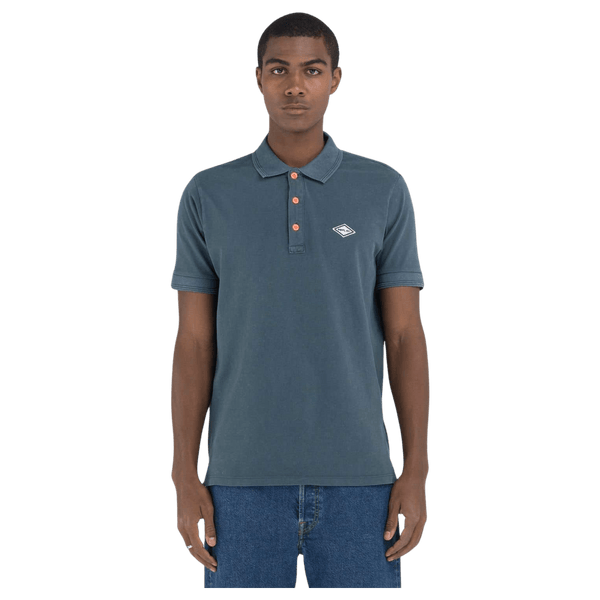 Replay Garment Dyed Cotton Polo Shirt