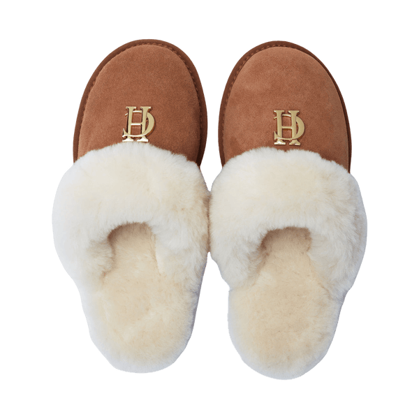 Holland Cooper HC Shearling Slippers