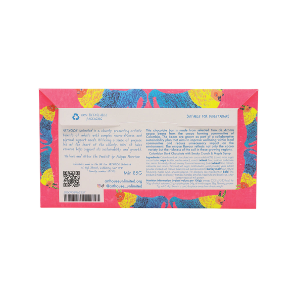 Arthouse Unlimited Before & After The Dentist Dark Chocolate Bar