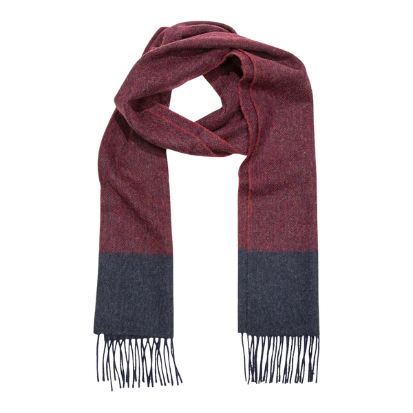 John Hanly Irish Wool Scarf Long Length for Men