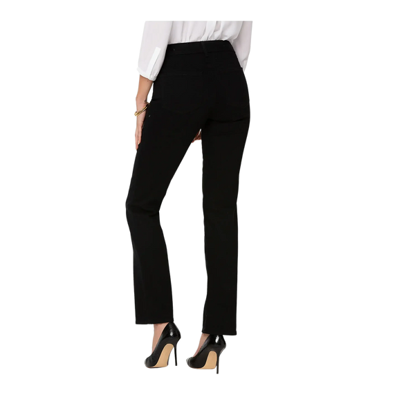 NYDJ Marilyn Straight Leg Jean in Black