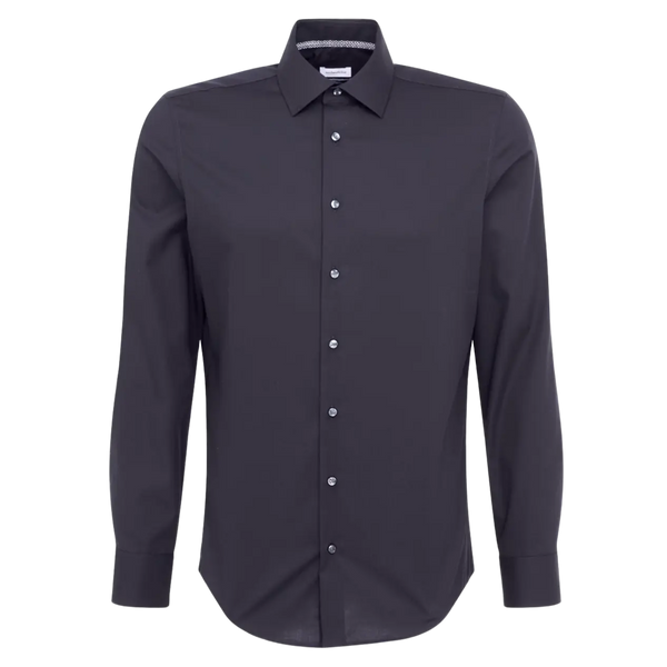 Seidensticker Long Sleeve Tailored Fit X-Tall Shirt With Trim