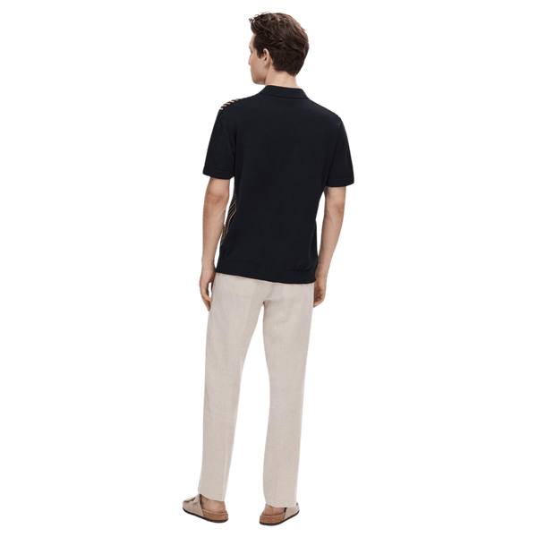 Selected Mattis Short Sleeve Knitted Structure Cardigan