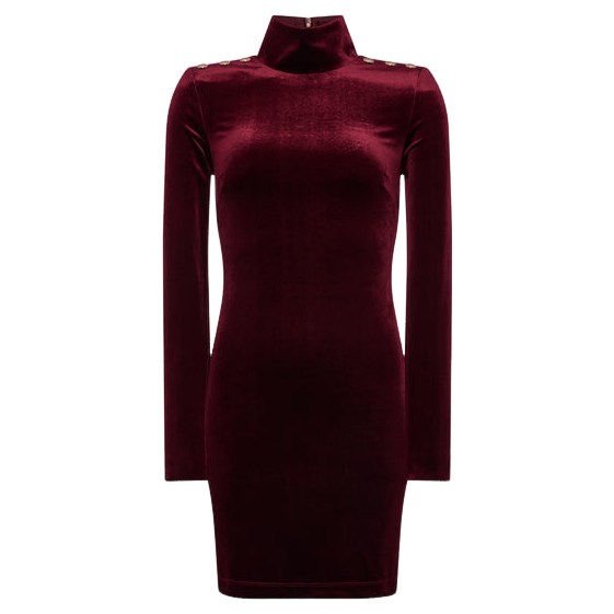 Holland Cooper Cara Velvet Mini Dress