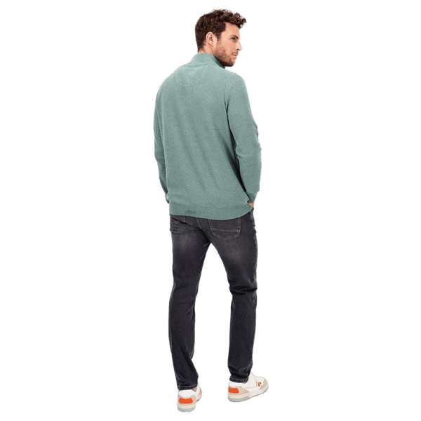 Fynch-Hatton Textured Troyer Zip Knit