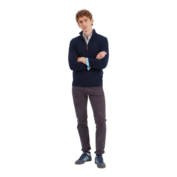 Schoffel Lewis Lambswool 1/4 Zip Jumper