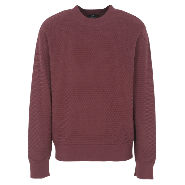 Armani Exchange Textured Knit Jumper for Men