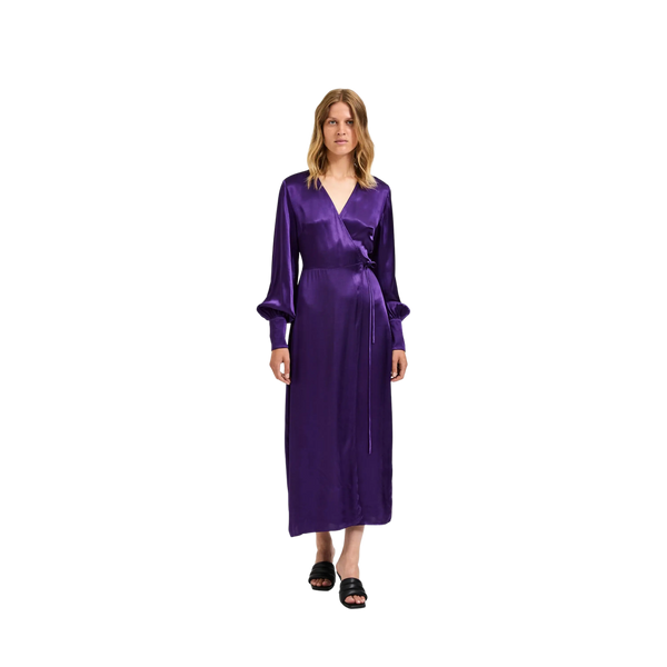 Selected Femme Lyra Maxi Ankle Wrap Dress