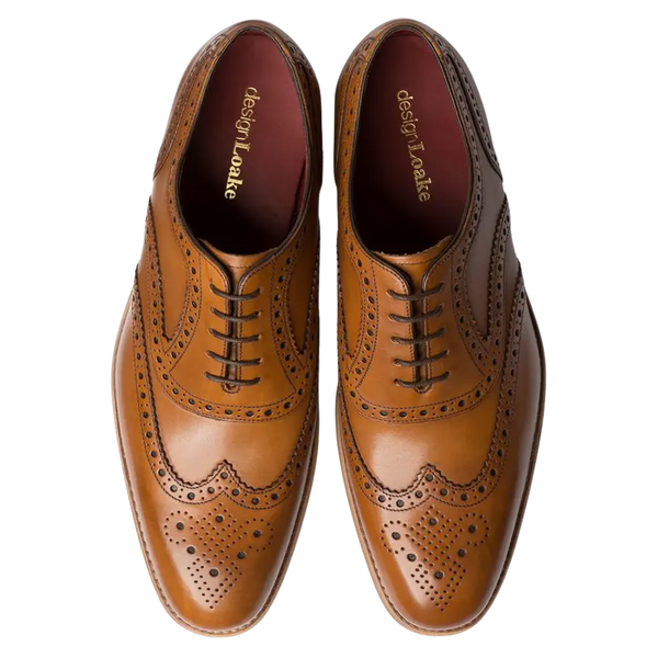 Loake Kerridge Oxford Brogue Shoes for Men