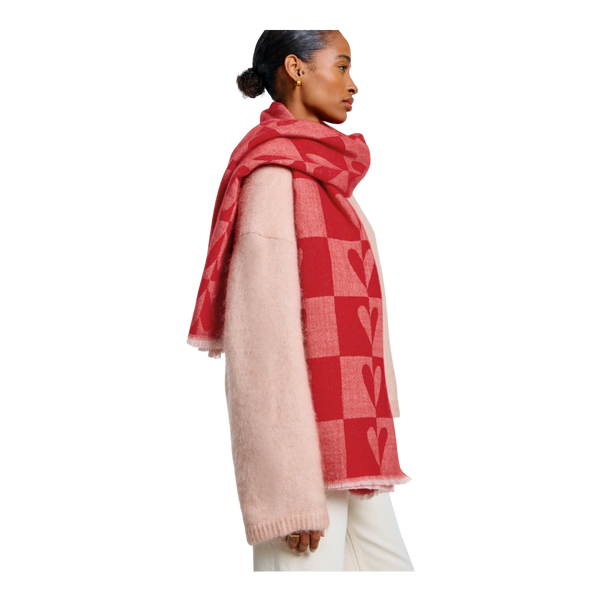 Katie Loxton Heart Printed Blanket Scarf