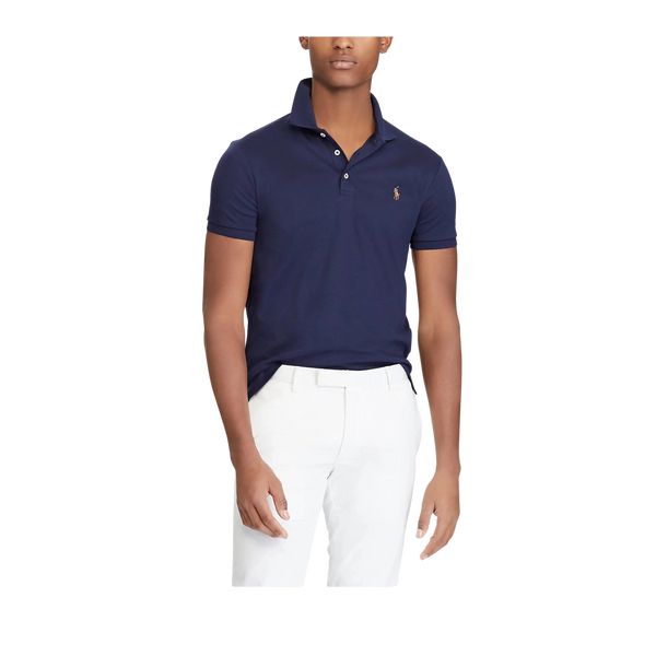 Polo Ralph Lauren Short Sleeve Slim Fit Polo for Men in Navy