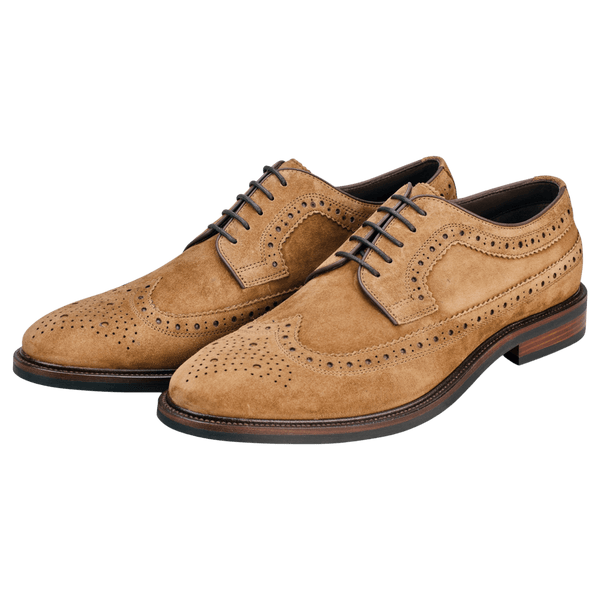 John White Hogarth Suede Brogue Shoe