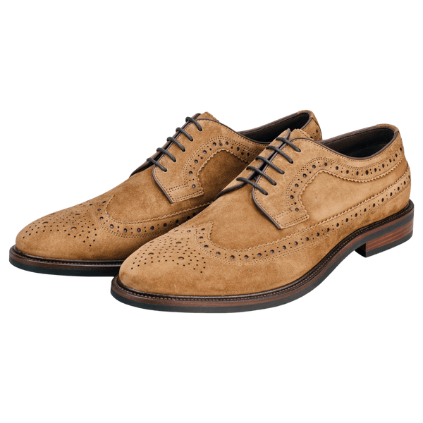 John White Hogarth Suede Brogue Shoe for Men