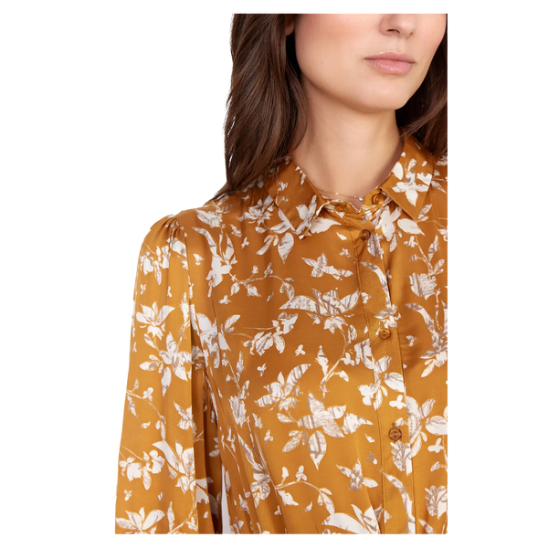 Soya Concept Moa Satin Printed Shirt Dress