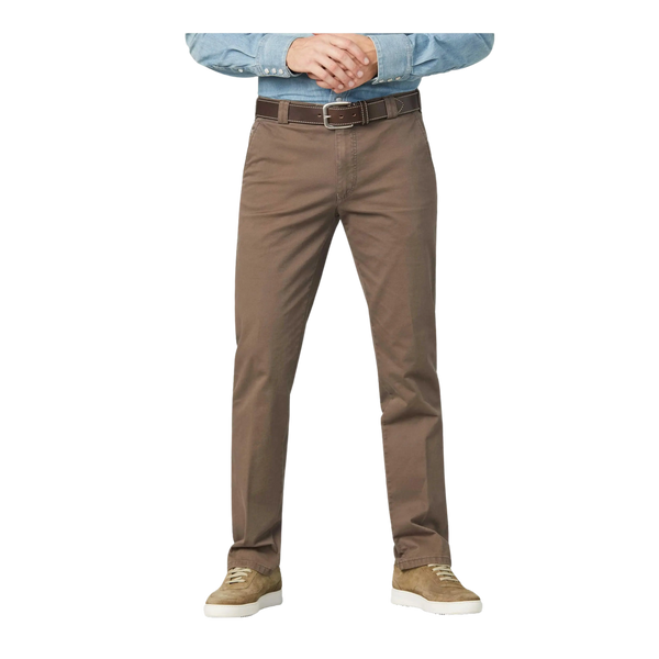 Meyer Roma Soft Cotton Chino In Stone for Men