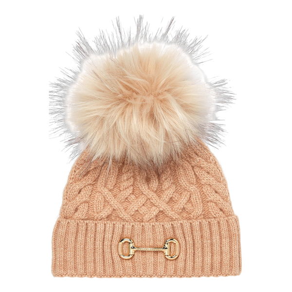 Holland Cooper Horsebit Bobble Hat