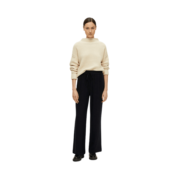 Selected Femme Viva Guila High-Waisted Linen Trousers for Women