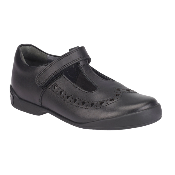 Leapfrog School Shoes for Girls in Black