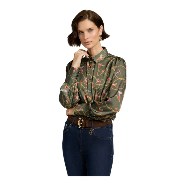 Holland Cooper Isla Satin Shirt
