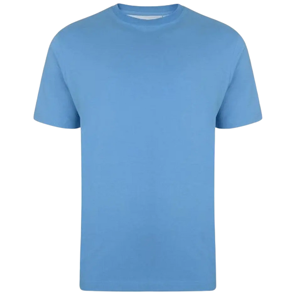 KAM Jeanswear T-Shirt in Powder Blue 2XL - 8XL
