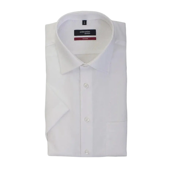 Seidensticker Half Sleeve Shirt in White