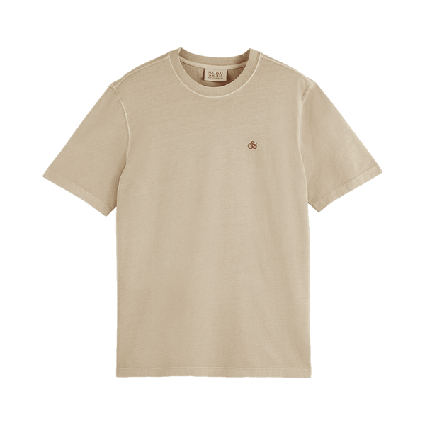 Scotch & Soda Garment Dyed Crew Neck T-Shirt for Men