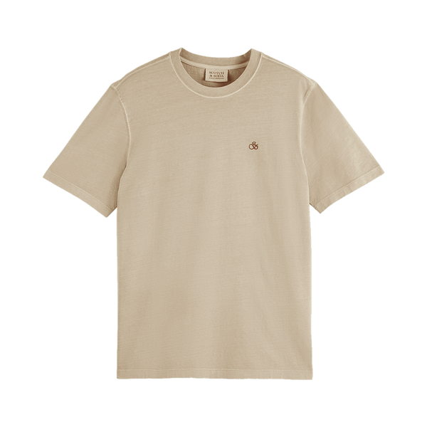 Scotch & Soda Garment Dyed Crew Neck T-Shirt