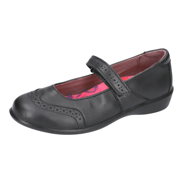 Becky School Shoes for Girls in Black