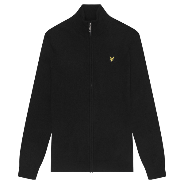 Lyle & Scott Lambswool Blend Zip Through Cardigan