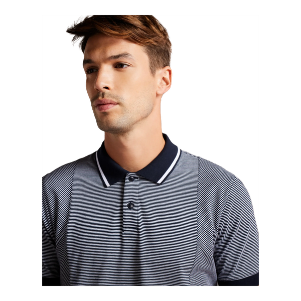 Ted Baker Taigaa Striped Paneled Polo Shirt for Men