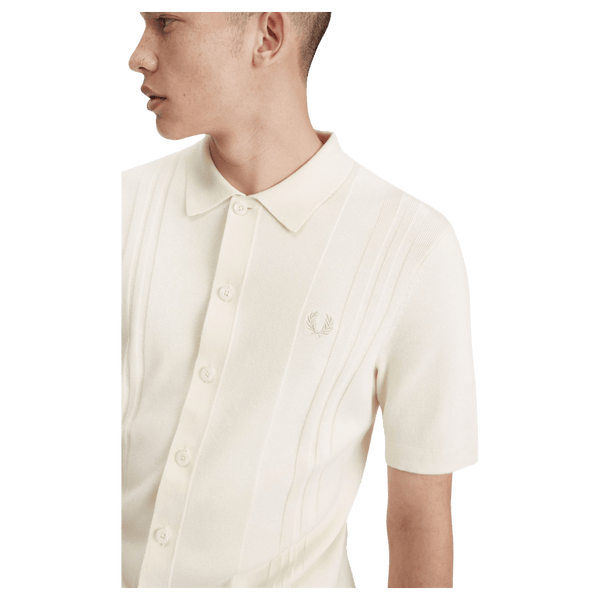Fred Perry Button Through Knitted Shirt