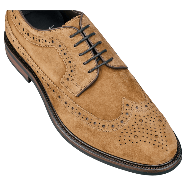 John White Hogarth Suede Brogue Shoe
