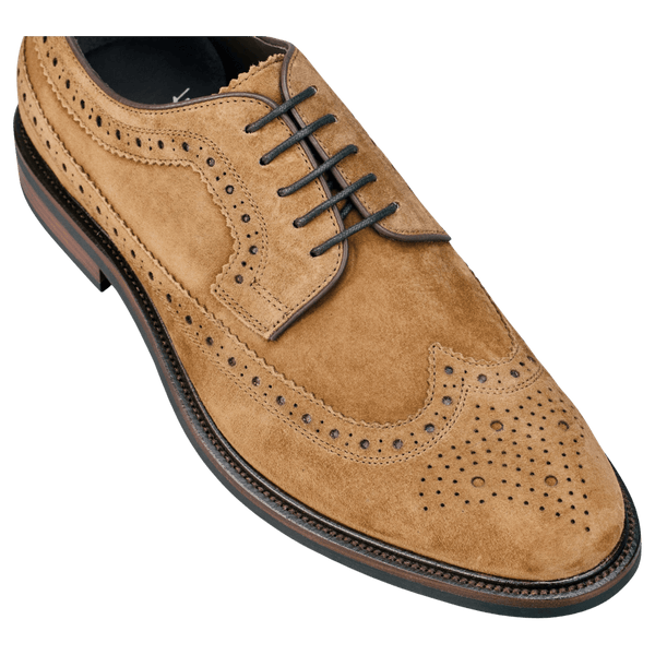 John White Hogarth Suede Brogue Shoe for Men