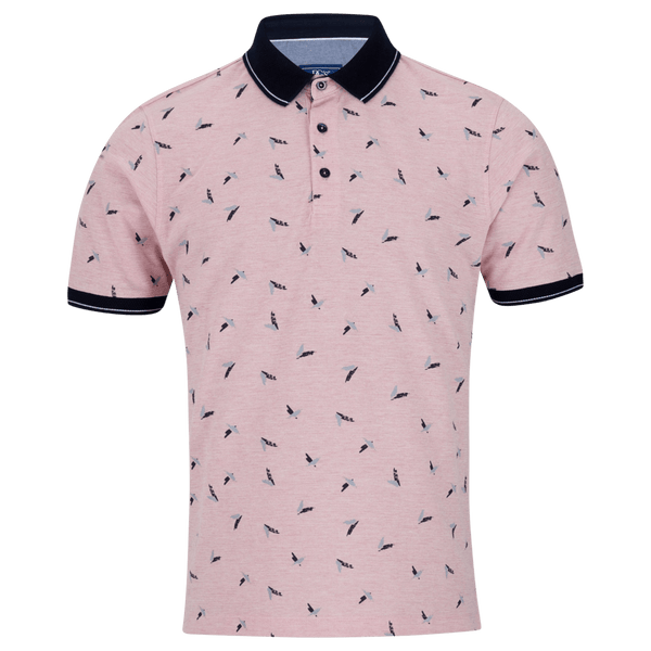 DG'S Drifter Abstract Pattern Polo Shirt
