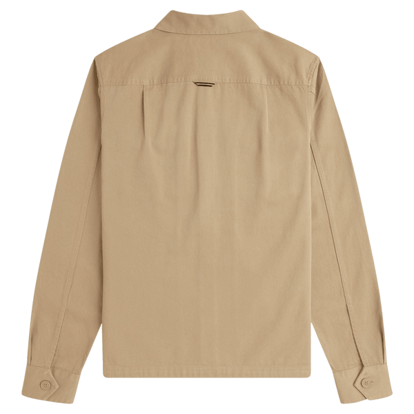 Fred Perry Twill Zip-Through Overshirt