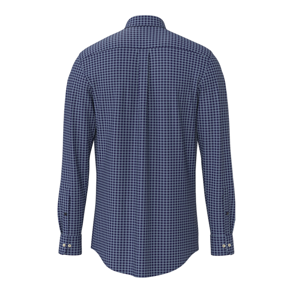 Fynch-Hatton Small Check Button Down Shirt