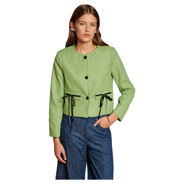 Sister Jane Theatre Tweed Bow Jacket