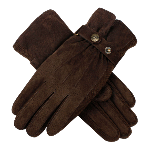 Dents Laura Three-Point Fleece-Lined Suede Gloves