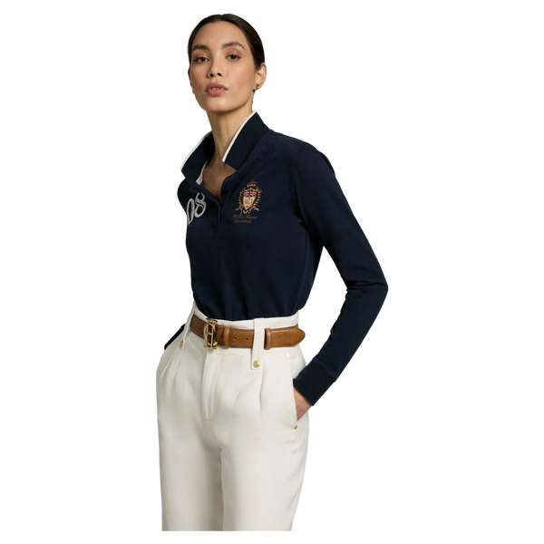 Holland Cooper Heritage Long Sleeve Polo Shirt